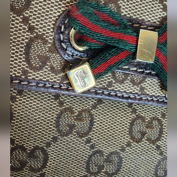 Gucci Monogram Princy Sherry Line Compact Wallet - Picture 2 of 16